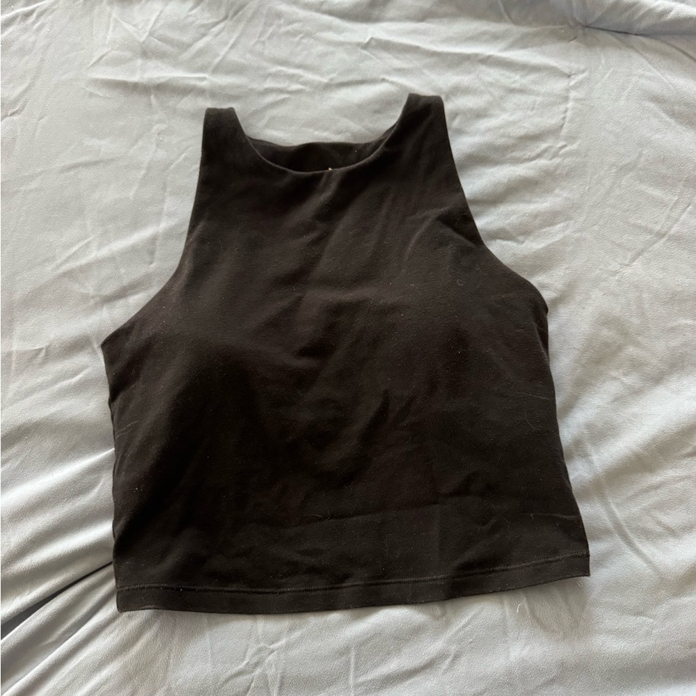 Old Navy Black Active powerchill Crop Top